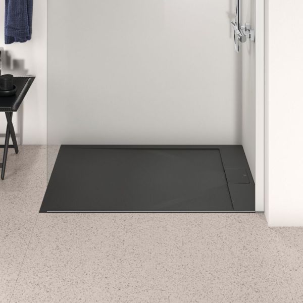 I.LIFE ULTRA FLAT S 120x80 cm Sprchová vanička Čierna, T5220FV