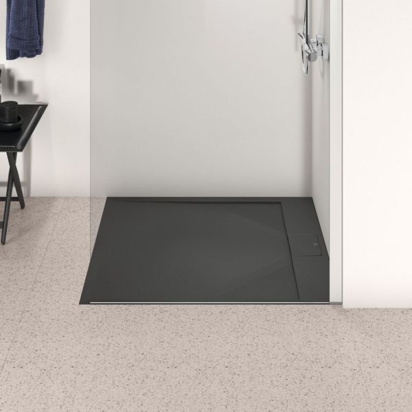 I.LIFE ULTRA FLAT S 100x90 cm Sprchová vanička Čierna, T5231FV