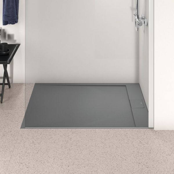 I.LIFE ULTRA FLAT S 120x90 cm Sprchová vanička Betónovo sivá, T5221FS