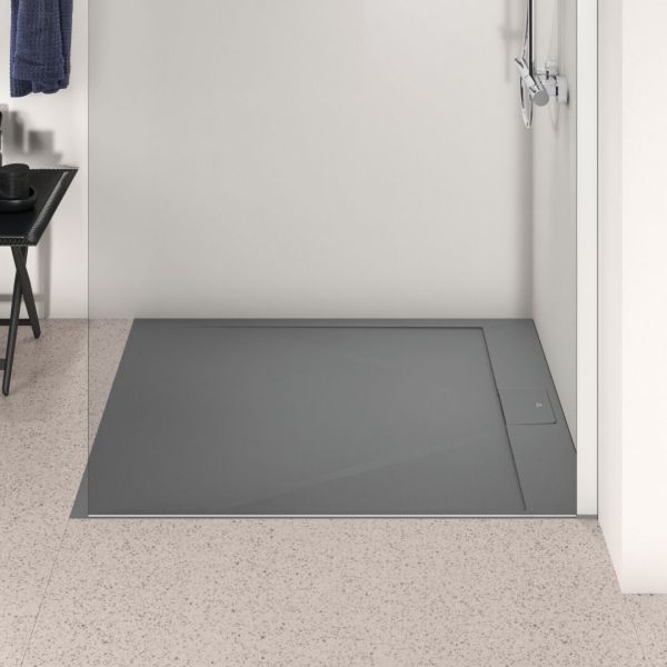 I.LIFE ULTRA FLAT S 120x100 cm Sprchová vanička Betónovo sivá, T5228FS