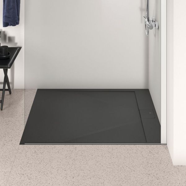 I.LIFE ULTRA FLAT S 120x100 cm Sprchová vanička Čierna, T5228FV