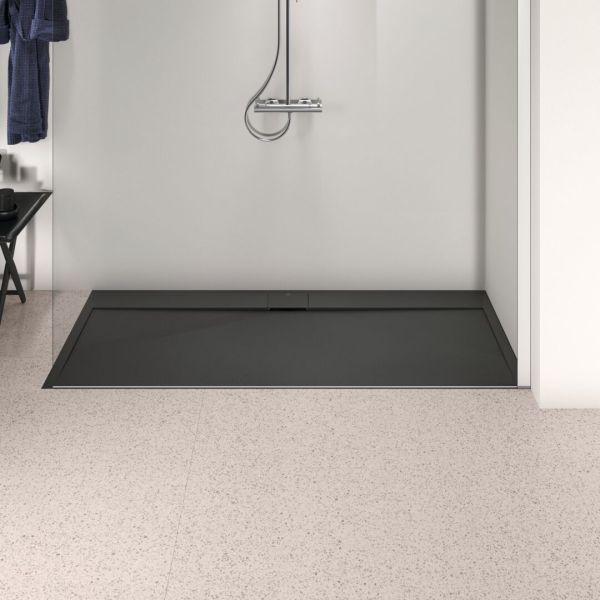 I.LIFE ULTRA FLAT S 180x80 cm Sprchová vanička Čierna, T5236FV