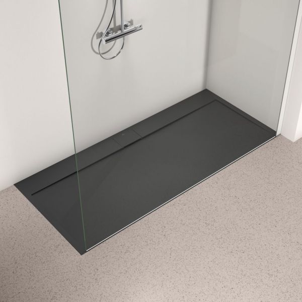 I.LIFE ULTRA FLAT S 180x80 cm Sprchová vanička Čierna, T5236FV