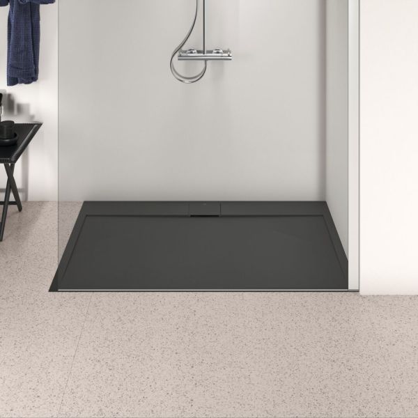 I.LIFE ULTRA FLAT S 140x90 cm Sprchová vanička Čierna, T5222FV