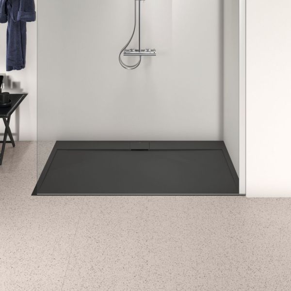 I.LIFE ULTRA FLAT S 160x90 cm Sprchová vanička Čierna, T5226FV