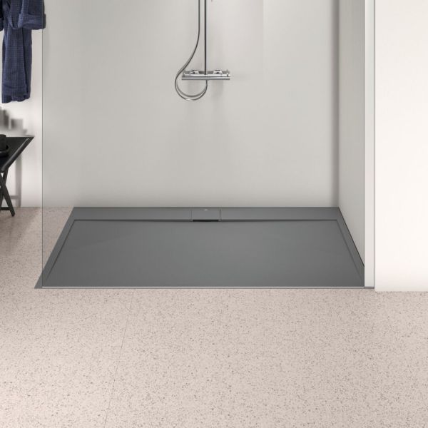 I.LIFE ULTRA FLAT S 170x90 cm Sprchová vanička Betónovo sivá, T5239FS