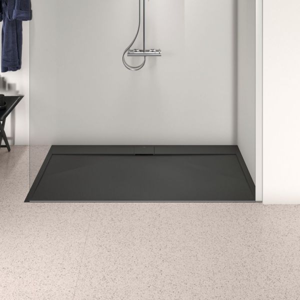 I.LIFE ULTRA FLAT S 170x90 cm Sprchová vanička Čierna, T5239FV