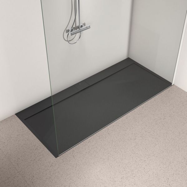 I.LIFE ULTRA FLAT S 200x90 cm Sprchová vanička Čierna, T5243FV