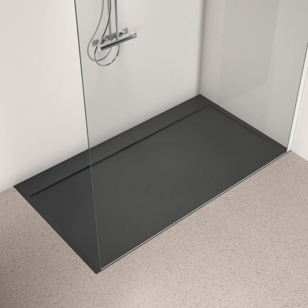 I.LIFE ULTRA FLAT S 180x100 cm Sprchová vanička Čierna, T5245FV