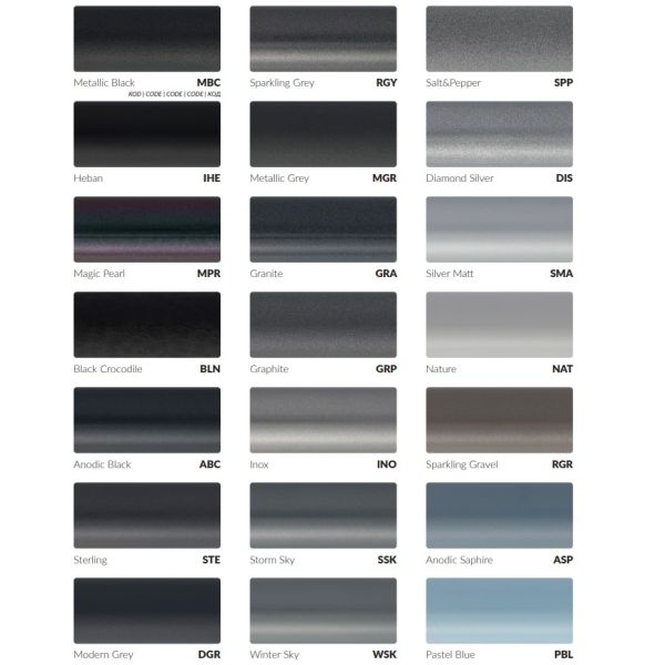 TERMA Termostatická sada ventilov K2i v rôznom RAL prevedení, K2i.RAL