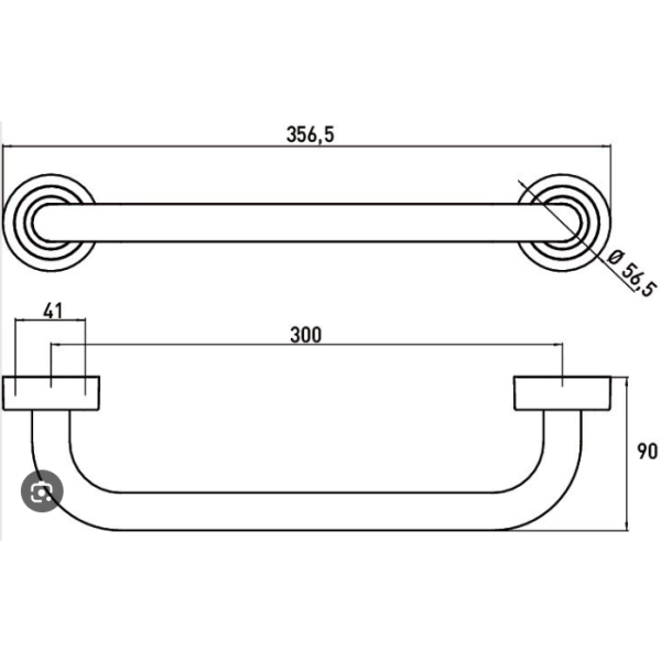 EMCO POLO držiak  na uterák 30 cm, 077000130