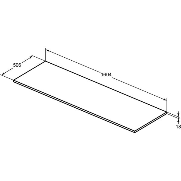 I.LIFE B Vrchná doska 160 cm, farba matná béžová, T5285NH