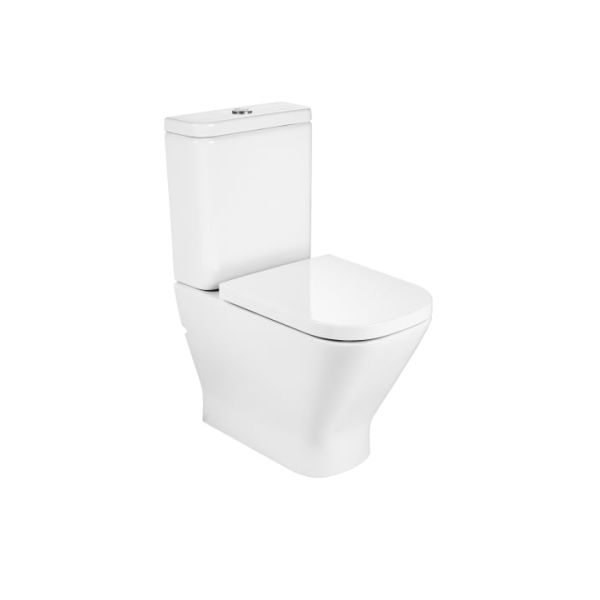ROCA The Gap SQUARE - WC nádrž Compact, armatúra Dual flush 4/2L, spodný lavý prívod vody, pre WC misu kapotovanú kombi Compact, A341730..0