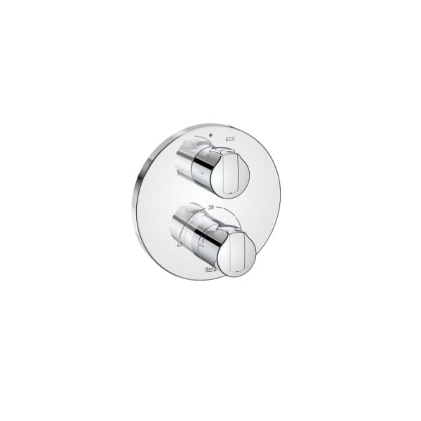 ROCA T-1000 Vrchná sada podomietkové termostatické vaňové batérie s prepínačom pre RocaBox, 5A0D09..0