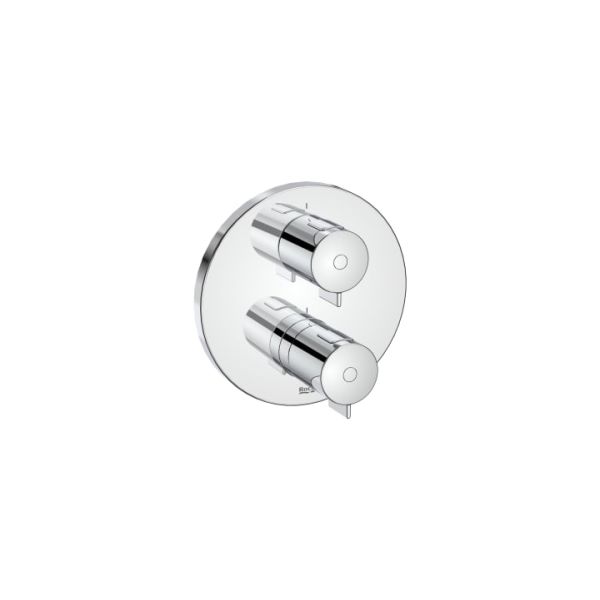 ROCA T-500 Sprchová podomietková termostatiká batéria, kompletná, Ø 160 mm, 5A2M18C00