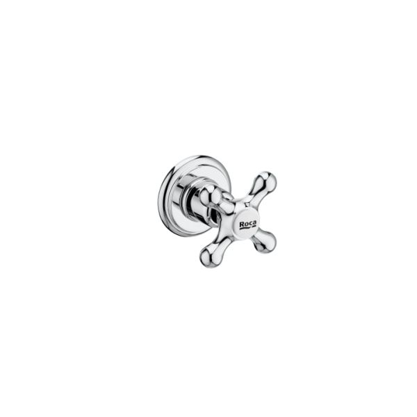 ROCA Carmen Uzatvárací podomietkový ventil 1/2’’ s označením Cold / Hot, 5A154BC00