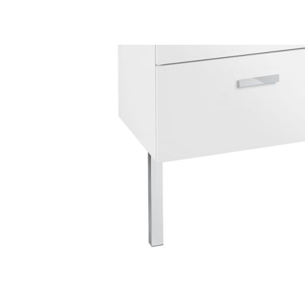 ROCA Victoria Basic Nohy, 300 mm, pre umývadlové skrinky a závesnú skrinku, vždy iba 1 pár, chróm, A816413001