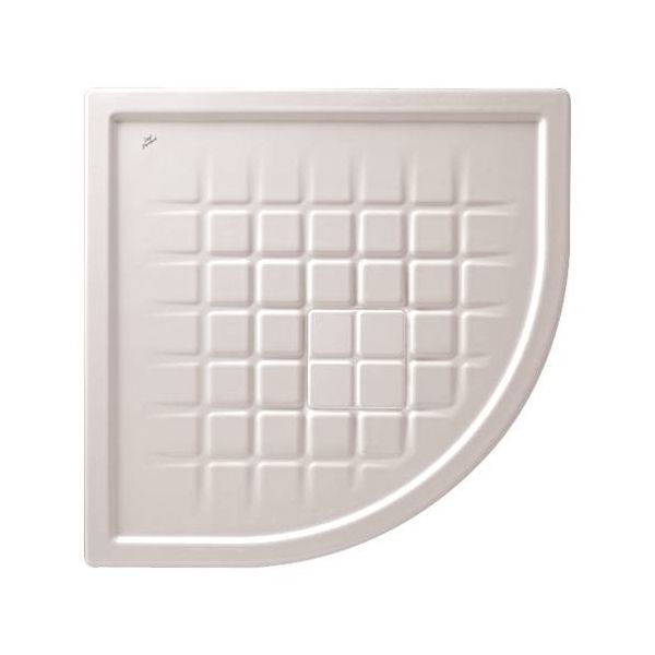 TWIST Sprchová vanička keramická štvrťkruh 80x80 cm, T200601